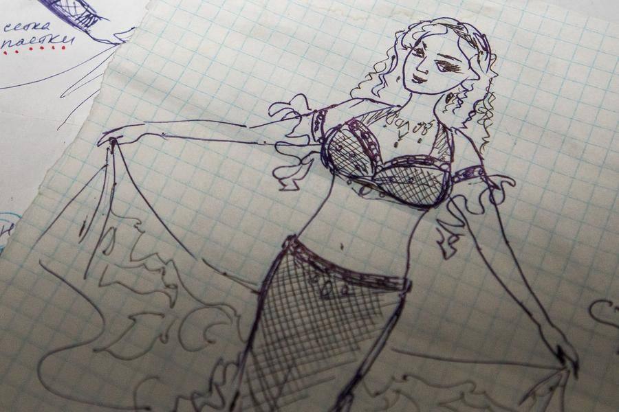 Preparation starts long before rehearsals: the show’s costumes must be planned in detail