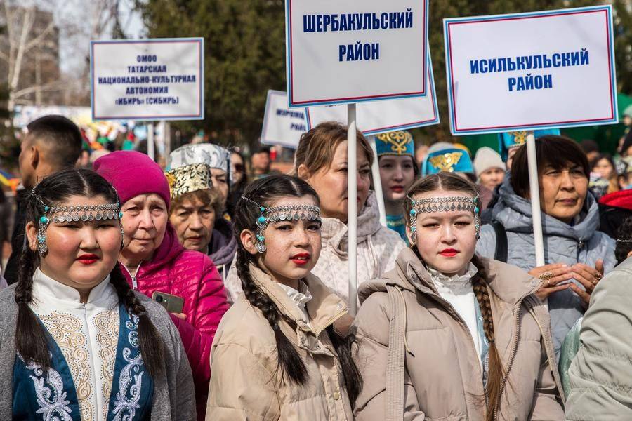 Representatives of several districts of the Omsk region gathered for the holiday