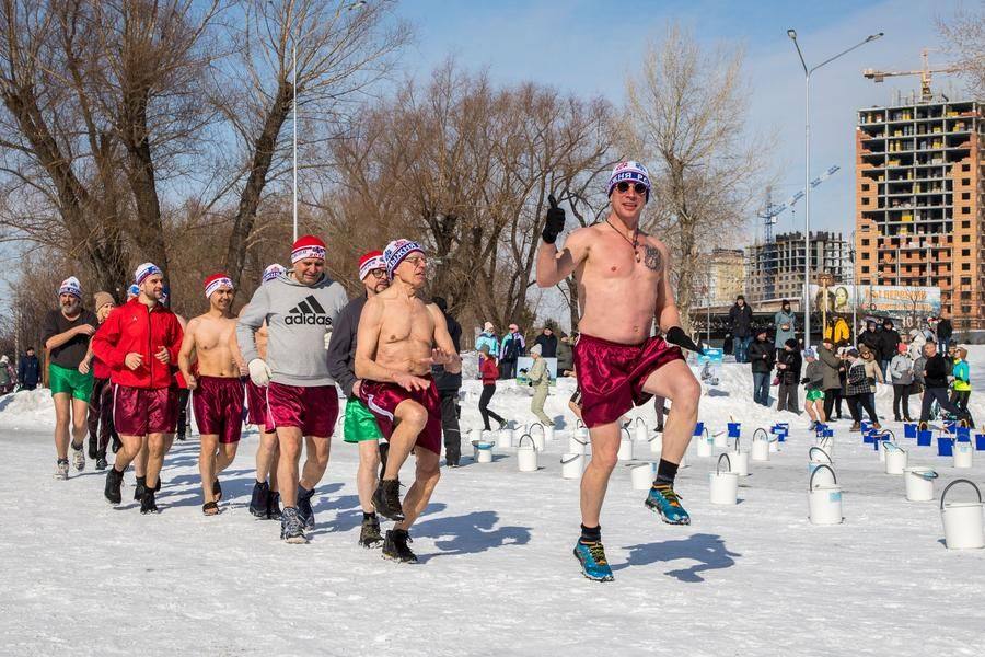 It’s important to warm up before the water procedures