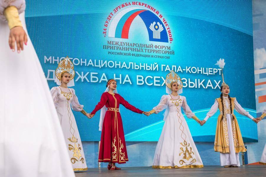 The festive concert “Let the Song of Friendship Fly Over Russia” begins
