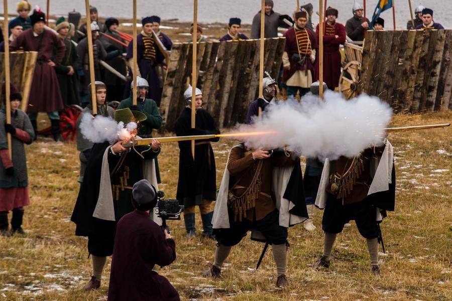 They are the first to take part in demonstration firings for the spectators