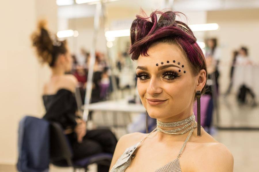 An airy, seemingly effortless updo is also a favorite this year
