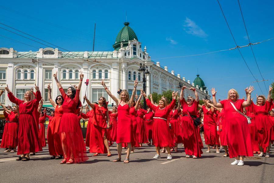 For the third time, the project’s anthem plays — about the mission of the fairer half of humanity