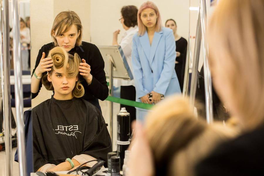 The front sections can be styled into whimsical waves