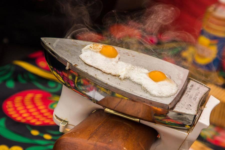 They live up to the name: frying eggs on an iron…