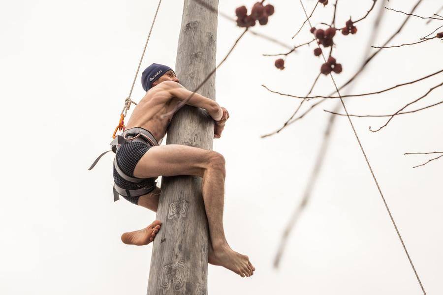 Some struggle to climb even a few meters
