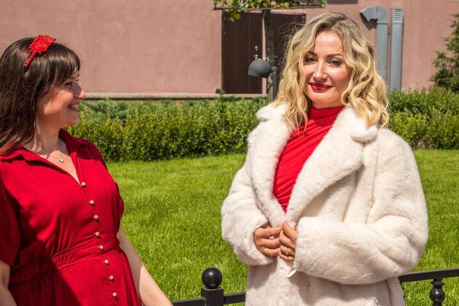 The elegant fur coat is a lovely reminder of the summer event to carry through the long winter