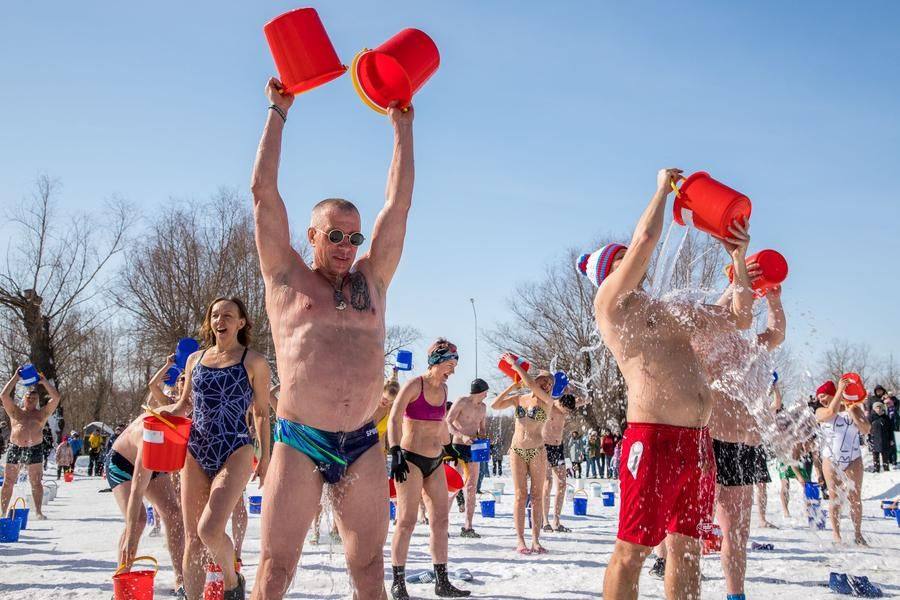 This is exactly how winter should be bid farewell in Siberia