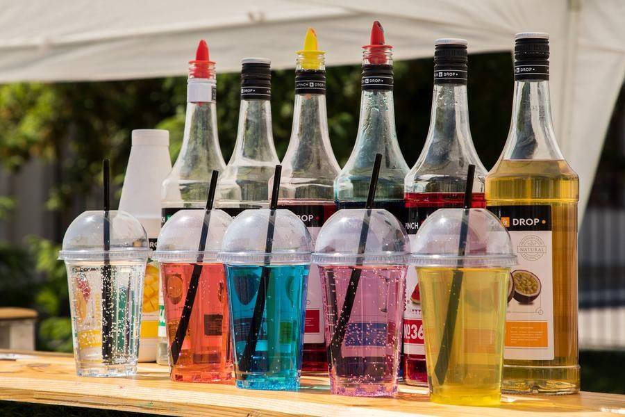 Refreshing drinks help beat the heat