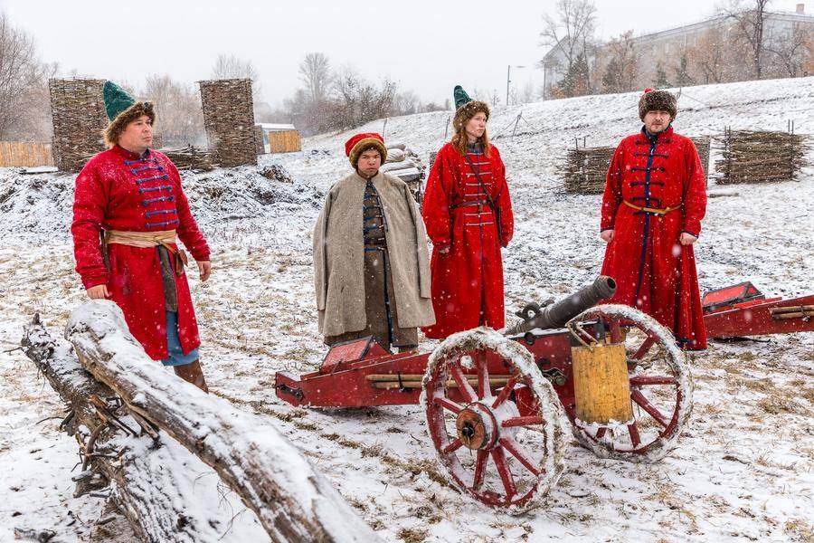 The militia under Minin and Pozharsky included professional soldiers, Cossacks, musketeer units, and cannon crews