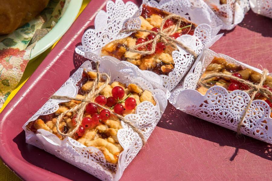 The cookies were made specially to treat the festival guests