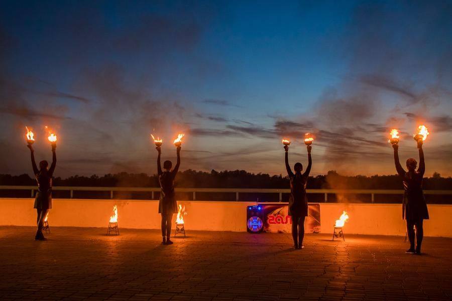 Another program was staged in September on the Irtysh Embankment