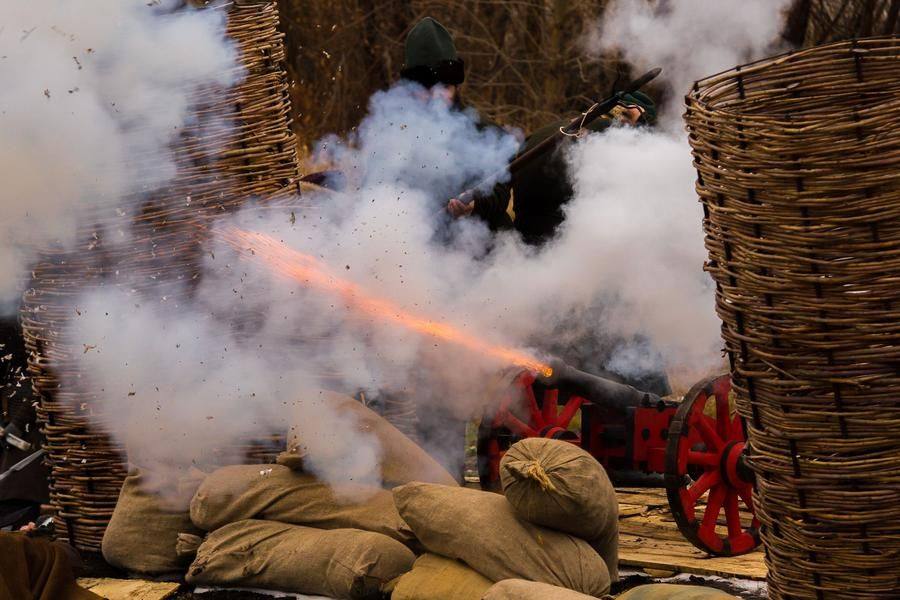Even back then, artillery had the power to decide the outcome of the confrontation