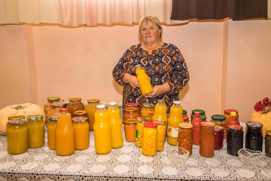 By the way, pumpkin preserves wonderfully — with carrots, oranges, and apples