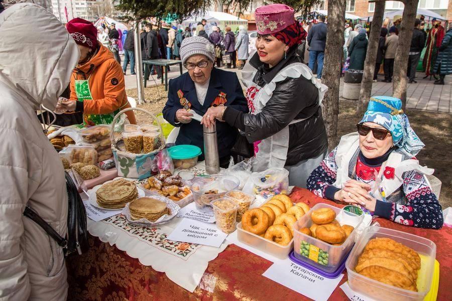 Tatar cuisine is represented widely