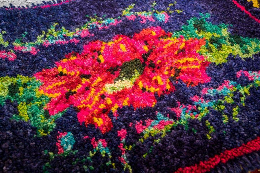 They feature bright floral motifs, and the background color needs not always be black