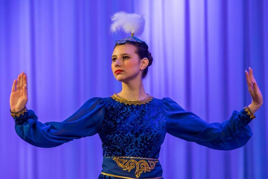 Their dance is based on the Kazakh legend “The Birth of the Sun”