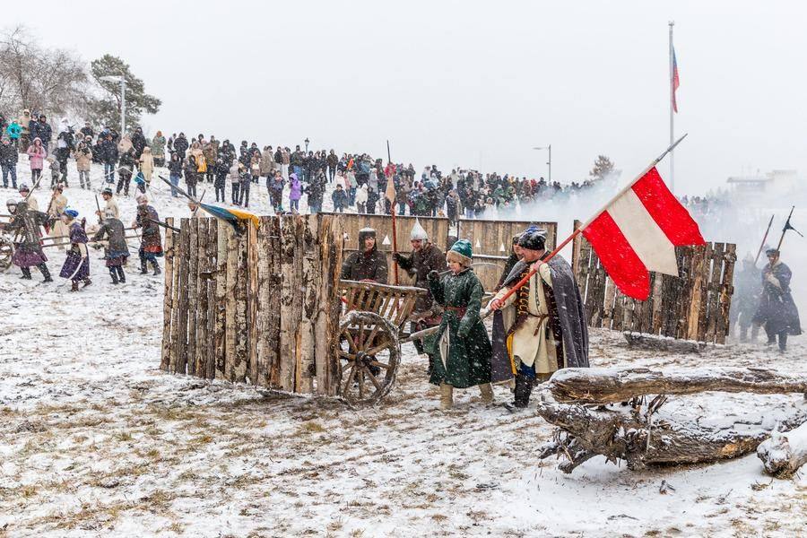 On the outskirts of the city, the Poles even manage to achieve local success