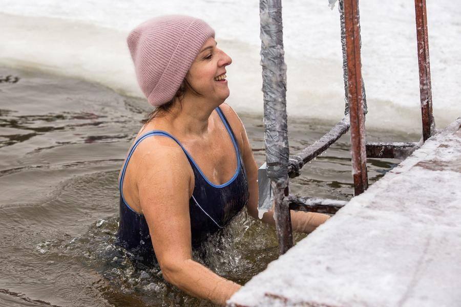 On your first time, you don’t have to swim: just stepping into the water is enough