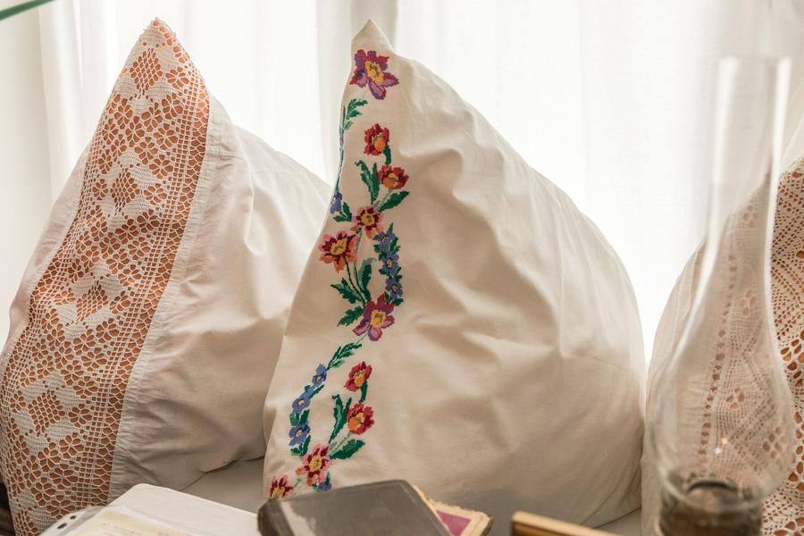 Pattern diagrams were passed down to younger generations, teaching girls the household crafts