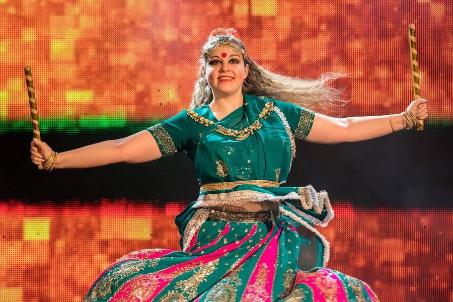 The Indian stick dance “Dhol Baaje” is fiery, fast-paced, and complex