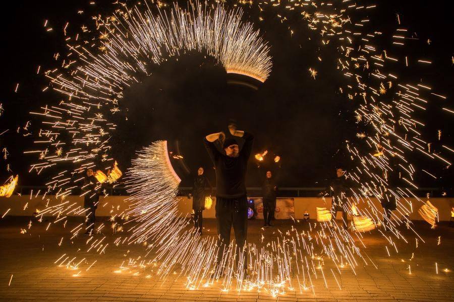 Pyrotechnics traditionally bring the rich program to a close