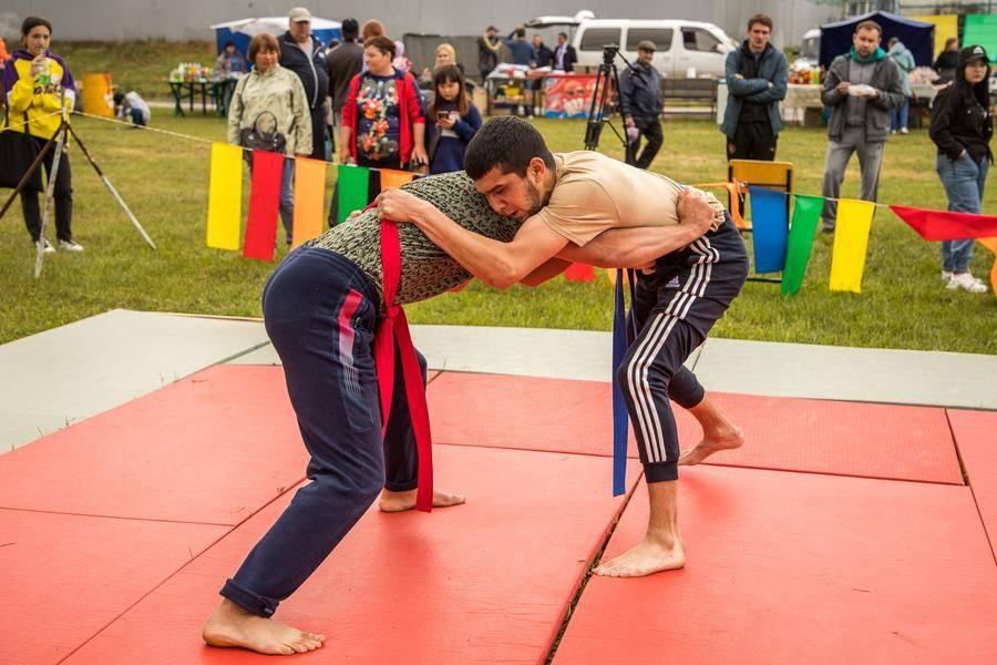 The most spectacular bouts, of course, are between the adult athletes