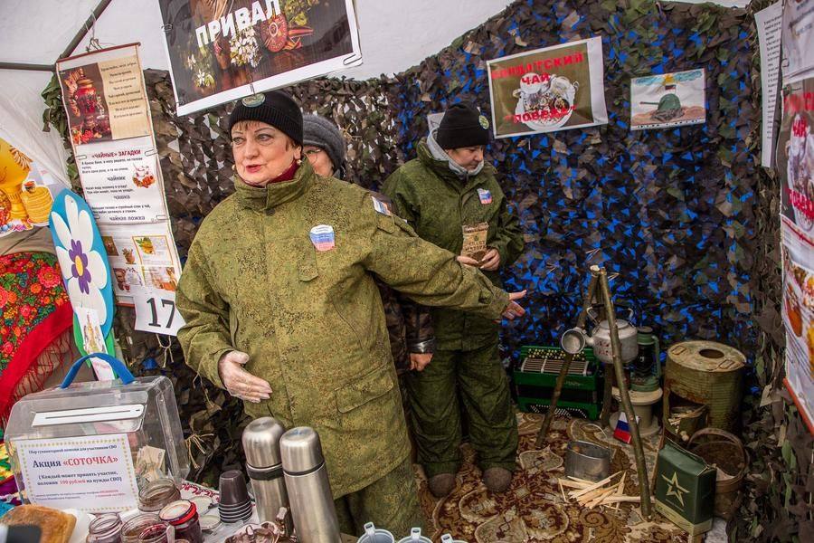 Staff from the Osinovsky Rural Cultural Center drew parallels between the World War II and the Special Military Operation