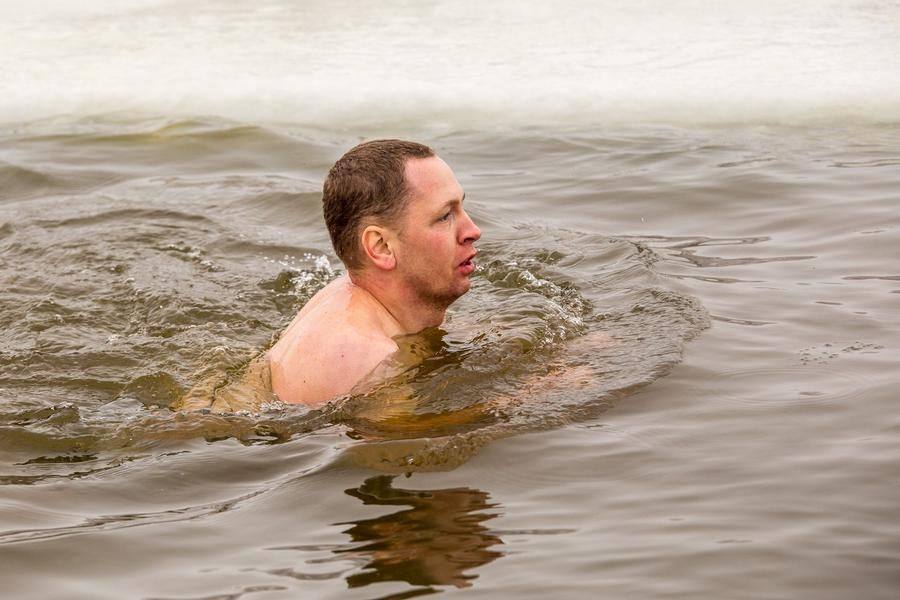 The experienced amateurs’ swims unfold in an atmosphere of calm and tranquility