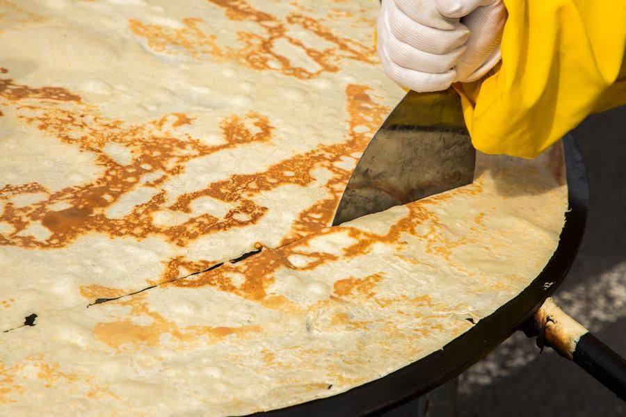 One serving is about the size of two homemade pancakes