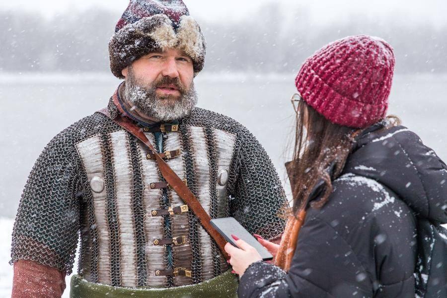 Finally, Vasily Minin, the movement’s ideologist, tells the journalist about the festival