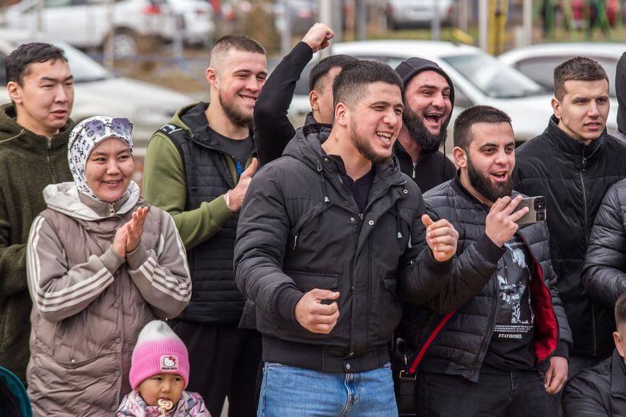 Viewers cheer excitedly for those they know personally