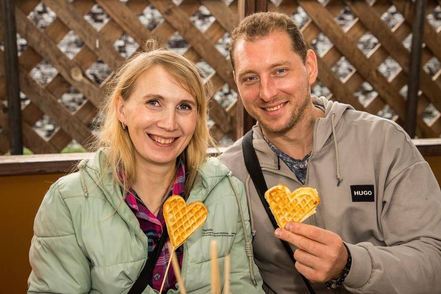 These freshly baked treats, still warm, are a perfect match for the couple we’ve already met