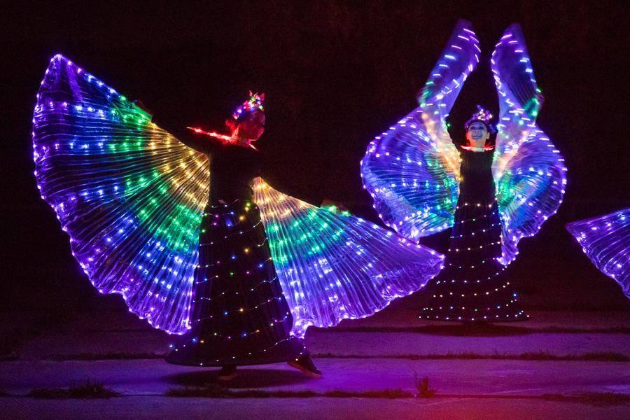 Still, the show’s opening is built around LED special effects