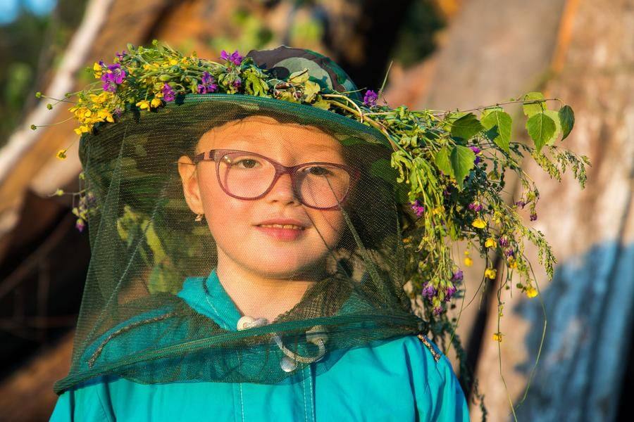 Mosquitoes and midges don’t have a chance of ruining the fun for the kids!