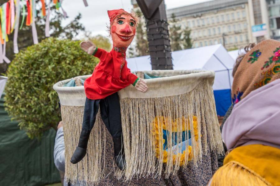 Just take the Petrushka puppet from Lyubinsky District — he’s quite a sight!