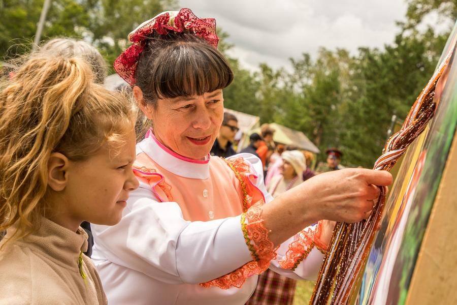 Nearby, guests can try everyday Cossack household tasks
