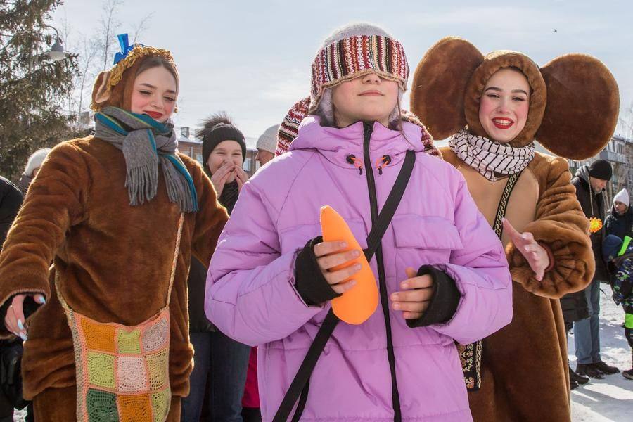 At this station, they blindfold you, spin you around, and hand you a carrot