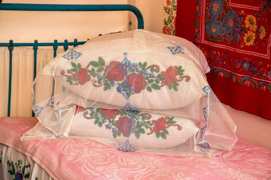 Another reconstruction of a Cossack home stands nearby