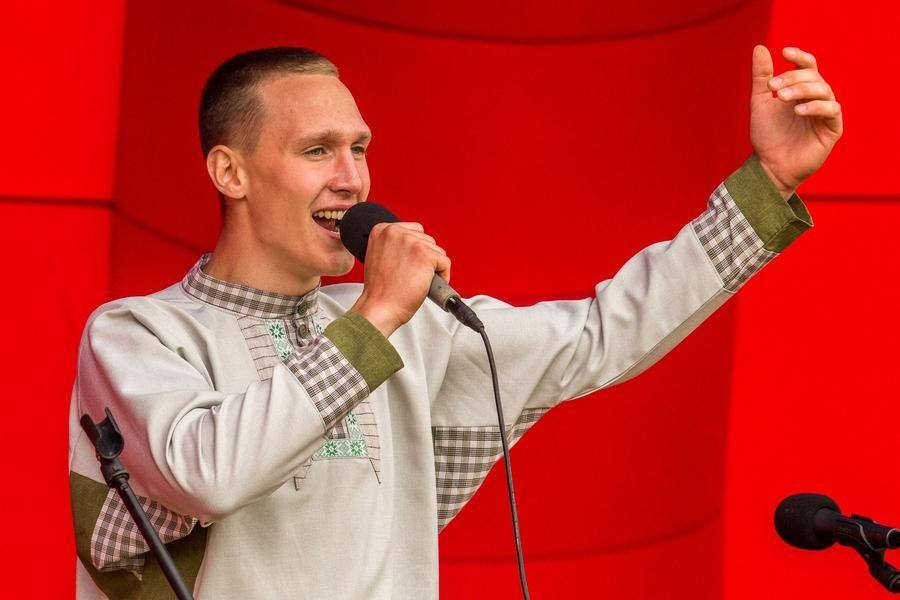 Veteran performers on stage are followed by talented youth