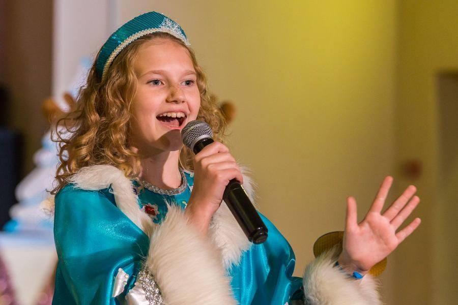 And here comes the youngest Snow Maiden of the day!