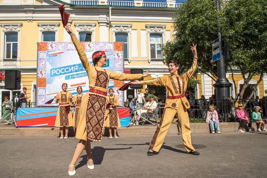 Folk dances usually tell whole stories, and this one is no exception
