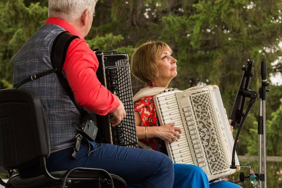 Accordions create the ensemble’s recognisable sound