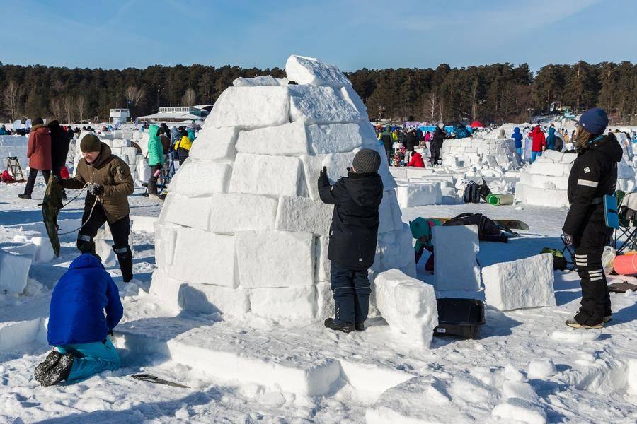 Here’s another almost‑finished Eskimo hut