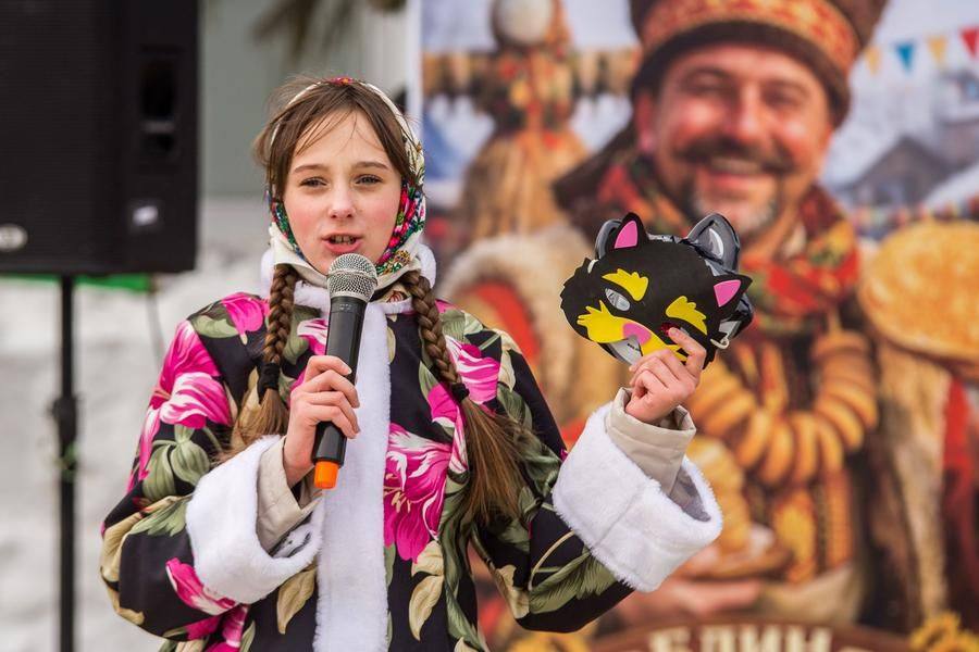 As they bid farewell to winter, the schoolgirls don’t just sing and dance