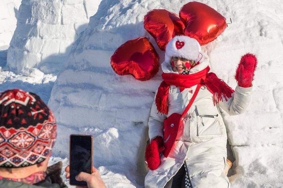 Without planning it, different teams picked up the Valentine’s Day theme