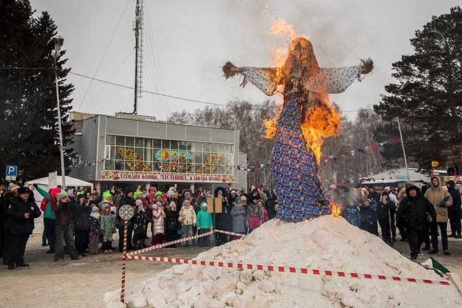 Burning the effigy isn’t just a symbolic farewell to the tiresome winter…