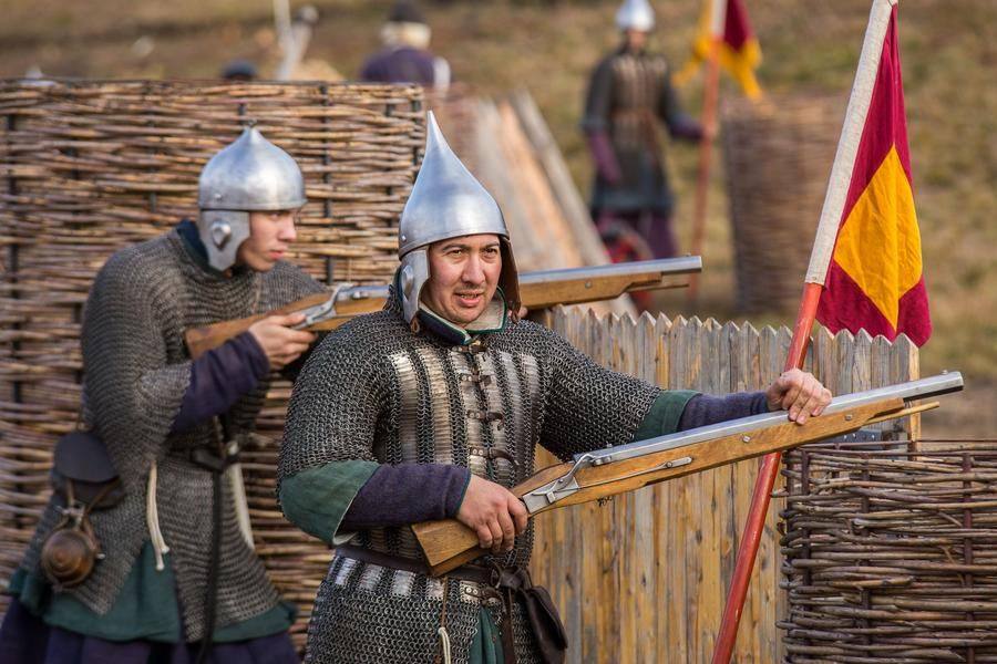 The rehearsal doesn’t involve the use of gunpowder