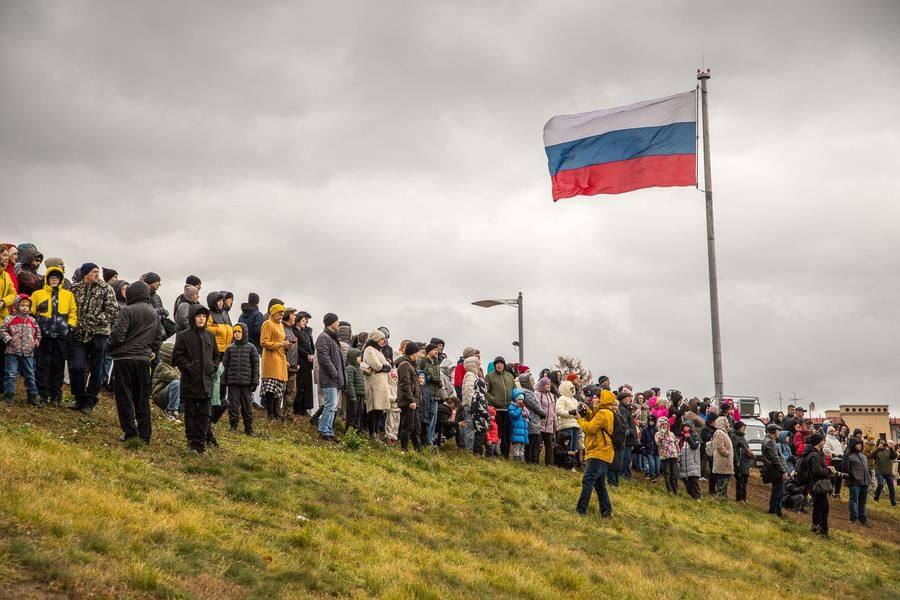 Hundreds of spectators came to learn about the story of the capital’s liberation