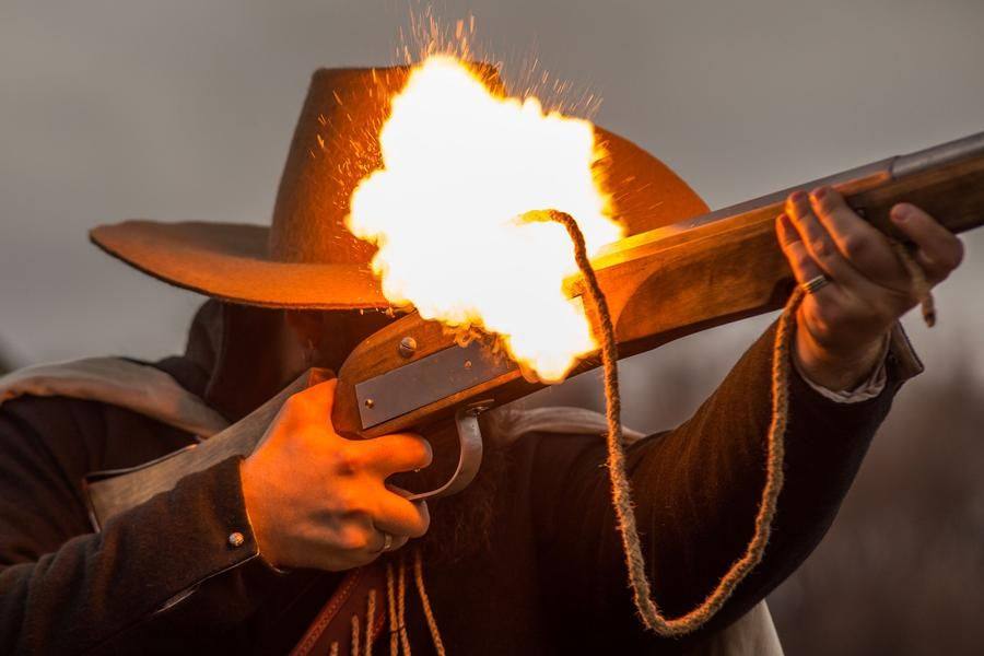 Even a modern reenactment lets you feel the intensity of that confrontation